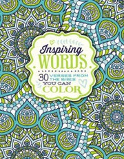 Cover of: Inspiring Words You Can Color