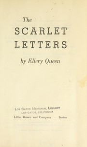 Cover of: The scarlet letters.