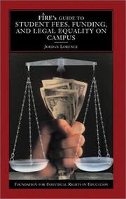 Cover of: FIRE's Guide to Student Fees, Funding, and Legal Equality on Campus