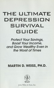 The ultimate depression survival guide by Martin D. Weiss