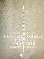 Cover of: Contemporary strategy analysis