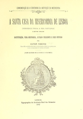 A Santa Casa da Misericórdia de Lisboa