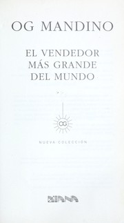 Cover of: El vendedor ma s grande del mundo by Og Mandino