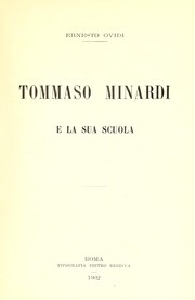 Tommaso Minardi e la sua scuola by Ernesto Ovidi