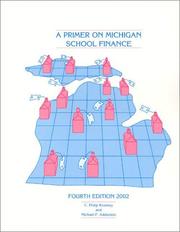 Cover of: A Primer on Michigan School Finance 2002