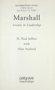Cover of: Marshall by H. Paul Jeffers
