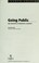 Cover of: Going public