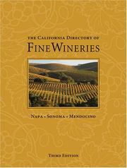 Cover of: The California Directory of Fine Wineries by Marty Olmstead