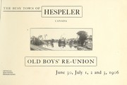 Cover of: The busy town of Hespeler, Canada | 