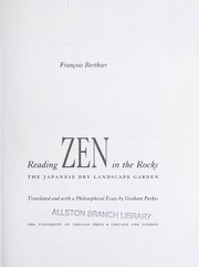 Cover of: Reading Zen in the rocks: the Japanese dry landscape garden