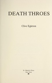 Death throes by Clive Egleton