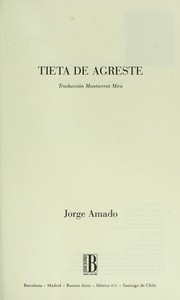 Cover of: Tieta de Agreste