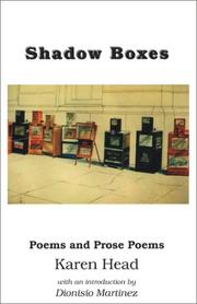 Cover of: shadow boxes