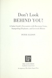 Don't look behind you by Peter Allison
