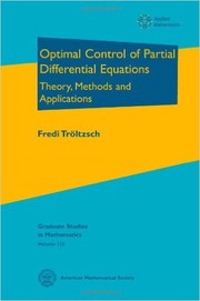 Cover of: Optimal control of partial differential equations | Fredi TrГ¶ltzsch