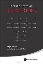 Cover of: Lecture Notes on Local Rings by 