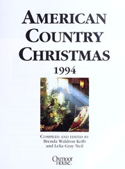 Cover of: American country Christmas, 1994
