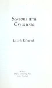 Cover of: Seasons and creatures