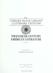 Cover of: Twentieth Century American Literature by Harold Bloom