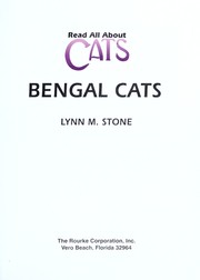 Cover of: Bengal cats by Lynn M. Stone