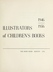 Cover of: Illustrators of children's books, 1946-1956