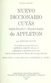 Cover of: Appleton's new Cuyás English-Spanish and Spanish-English dictionary. by Arturo Cuyás