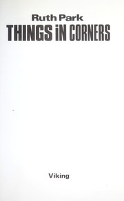 Cover of: Things in corners