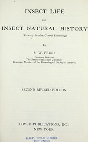 Cover of: Insect life and insect natural history: formerly: General entomology