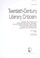 Cover of: TCLC Volume 68 Twentieth-Century Literary Criticism (Twentieth Century Literary Criticism)