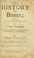 Cover of: The history of brutes, or, A description of living creatures