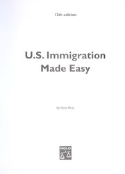 Cover of: U.S. immigration made easy [electronic resource] by 