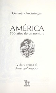 Cover of: América by Germán Arciniegas