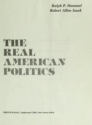 Cover of: The real American politics