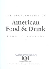 Cover of: The encyclopedia of American food and drink