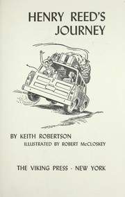 Cover of: Henry reed's journey