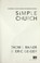Cover of: Simple church