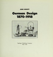 Cover of: German design, 1870-1918