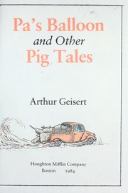 Cover of: Pa's balloon and other pig tales