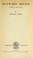 Cover of: Outward bound; a play in three acts
