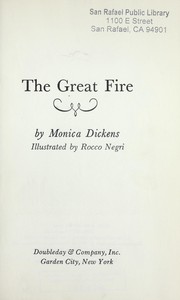 Cover of: The great fire. by Monica Dickens