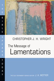 Cover of: The message of Lamentations by 