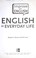 Cover of: Improve your English