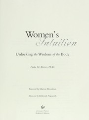 Cover of: Women's intuition : unlocking the wisdom of the body by 