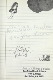 Cover of: The invisible rules of the Zoë Lama by Tish Cohen