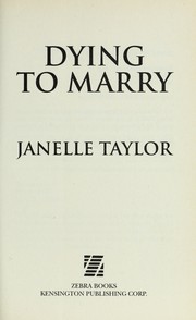 Cover of: Dying to marry