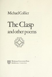 Cover of: The clasp and other poems