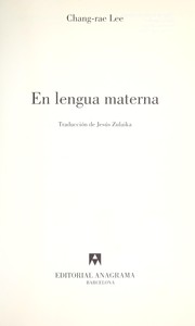 Cover of: En Lengua Materna