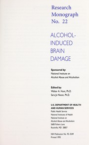 Cover of: Alcohol-induced brain damage
