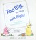 Cover of: Too big, too small, just right