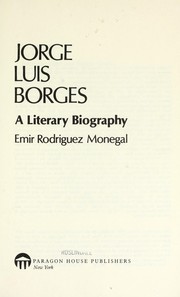 Cover of: Jorge Luis Borges: a literary biography